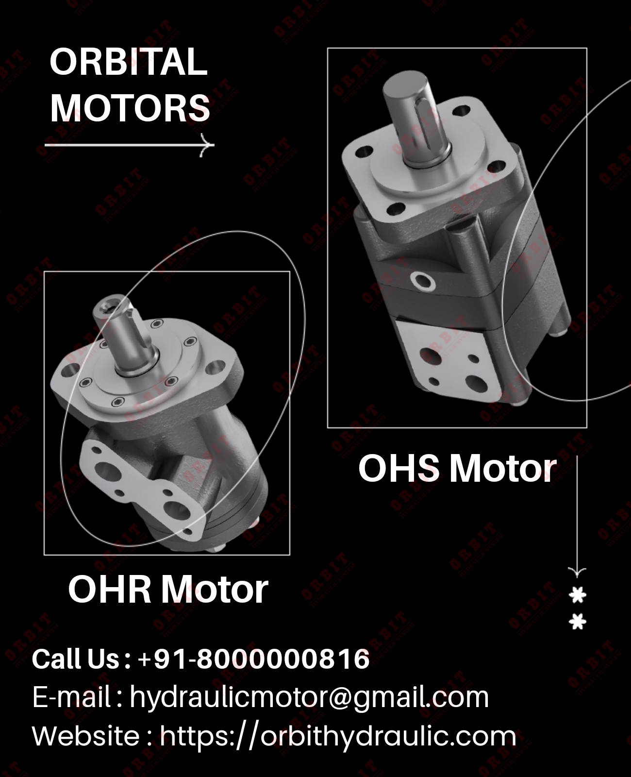OMRX-50 83063080 White Hydraulic Motor